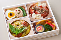 ポンテベッキオ（大阪店）-ジェノベーゼとセミドライトマトのパスタ＆カツレツのトマトソース煮込み