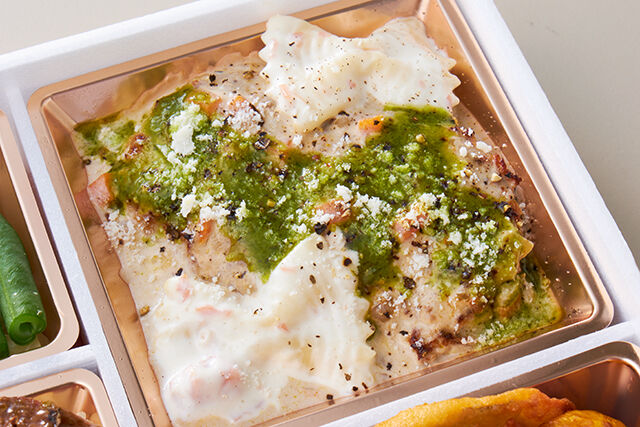 ポンテベッキオ（大阪店）-ステーキのリゾピラフ＆ハンバーグ ポルチーニクリーム煮込み