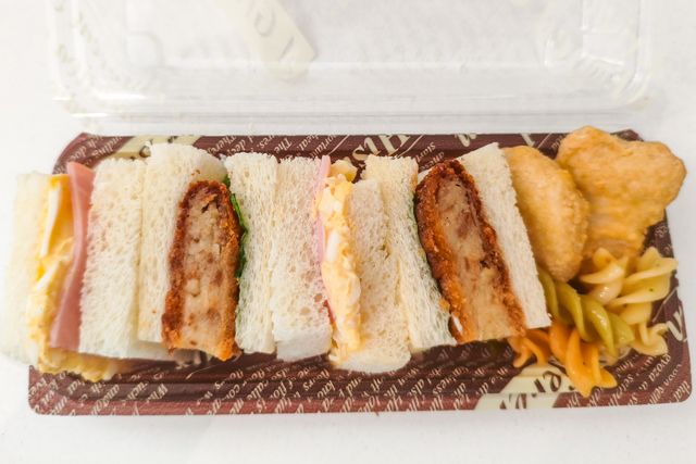 Sand Marche-たまご＆コロッケ【ナゲット＆マカロニ添え】