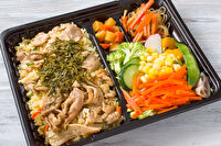 元気薬膳食堂-人気満足 牛バラ和風ダレ&amp;彩り豊かで野菜弁当