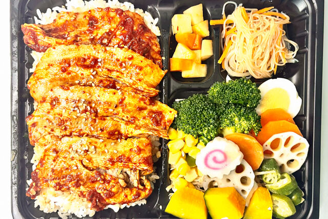 彩り豊かで野菜「豚甘辛ダレ焼肉」