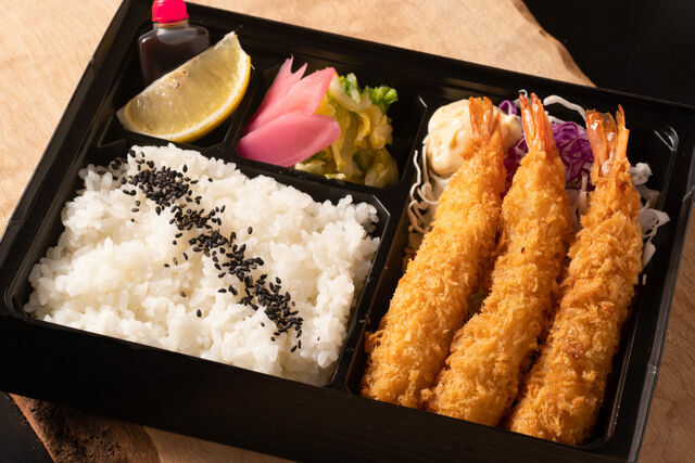 極上エビフライ弁当