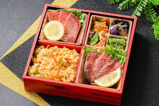 割烹 肉禅ーNikuzenー-厚切り牛タンと国産牛ヒレステーキ弁当