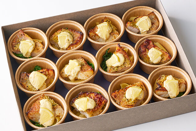 JINBO MINAMI AOYAMA ケータリング（東京店）-赤魚のハーブパン粉焼き～タルタルソース添え～
