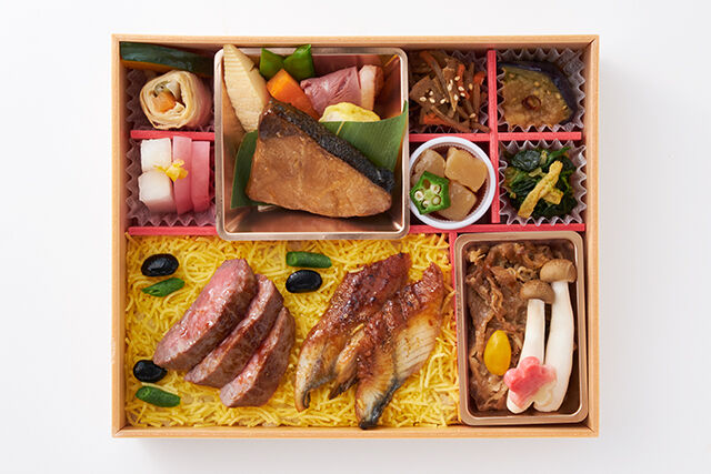 日本橋OIKAWA（埼玉店）-日本橋“運ざかり”御膳 やわらかステーキ＆うなぎの蒲焼ご飯