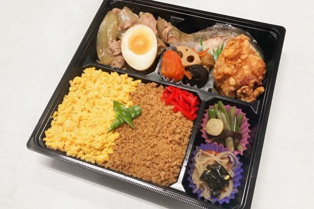 からあげジャイアン-【幕の内】豚のネギ塩焼き×鮭の塩焼き弁当