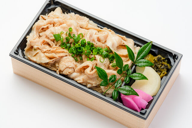 日本料理 幕濱（東京店）-一段重 豚しゃぶの柚子胡椒和え