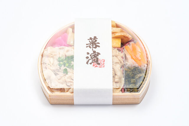 日本料理 幕濱（東京店）-彩幕内重 豚しゃぶの柚子胡椒和え