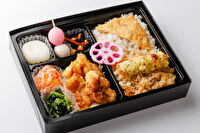 和弁当 彩葉（いろは）-2種ごはんと白身魚の甘酢あん弁当