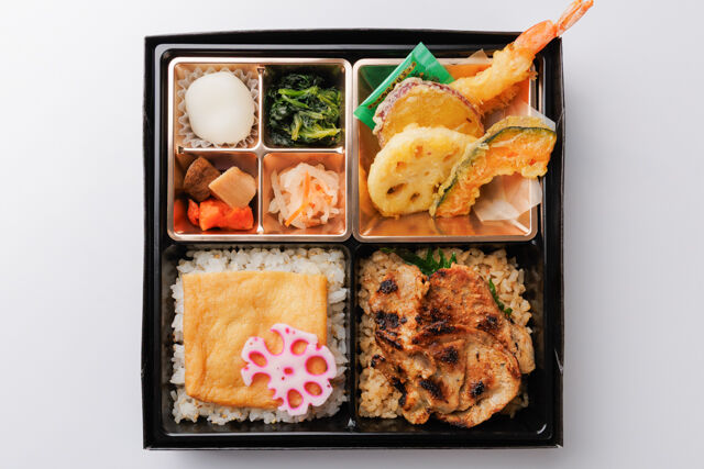 和弁当 彩葉（いろは）-厳選豚のみそ焼きと天ぷらと出汁の幕の内御膳