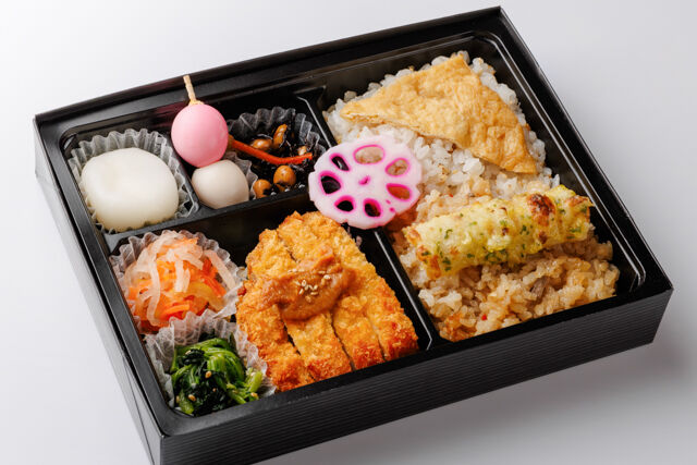 2種ごはんと自家製みそだれのロースかつ弁当