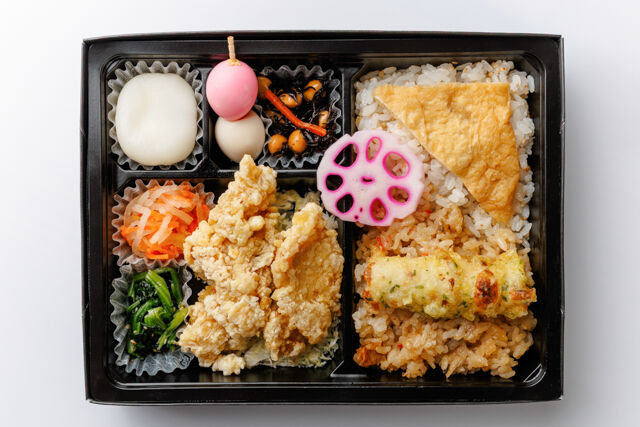 和弁当 彩葉（いろは）-2種ごはんと特製塩からあげ弁当