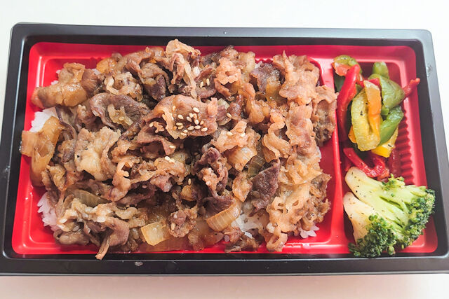 牛カルビ焼肉重