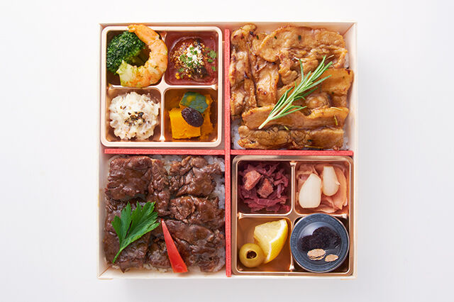 焚き火イタリアン falo（静岡店）-【トリュフ焼肉御膳】ハラミ＆ポルケッタ風