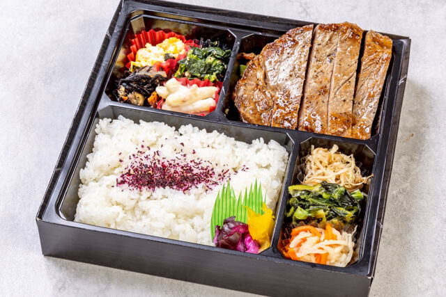 食彩 はるや-国産牛ロースステーキ弁当