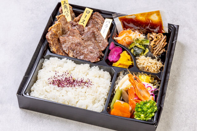食彩 はるや-特選牛三種食べ比べ焼肉御膳