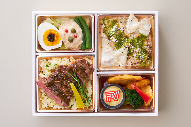 ポンテベッキオ（広島店）-ステーキのリゾピラフ＆ハンバーグ ポルチーニクリーム煮込み