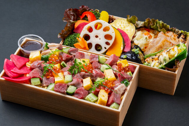 肉匠 龍虎-お肉の玉手箱！贅沢肉ばらちらし弁当