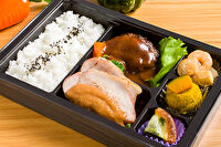 カフェレストラン フルール-常陸牛まごころハンバーグ＆炙りローストポーク