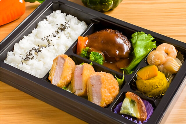 カフェレストラン フルール-常陸牛まごころハンバーグ＆ポークフィレカツ