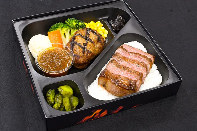 渡吉SAPPHIRE弁当（渡吉ハンバーグ×和牛サーロイン）