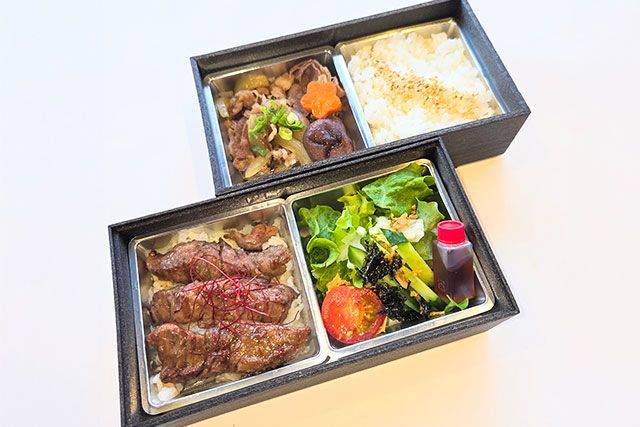 所沢牛カルビ二段弁当