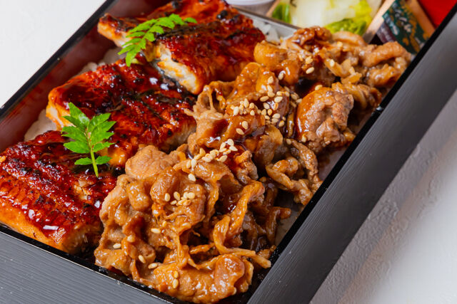 三河の鰻たか田-鰻重竹（鰻と焼肉）