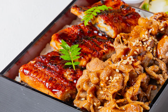 三河の鰻たか田-鰻重竹（鰻と焼肉）
