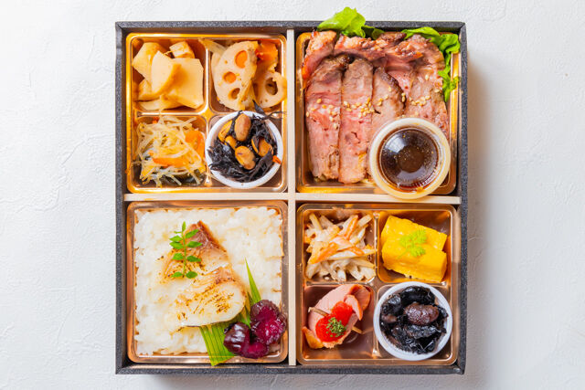 特選牛ステーキ＆焼肉 坂上-季節の副菜鯛めしとステーキ御膳