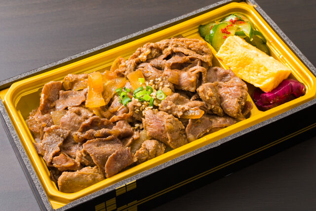 焼肉醍醐（横浜店）-黒毛和牛＆牛ロースの焼肉弁当【No.2】