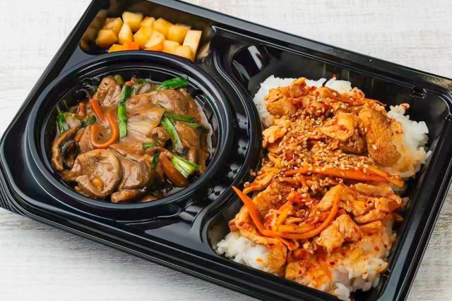 焼肉吉江薬膳食堂-大満足 中華ニラレバー炒め＆豚バラ甘辛ダレ焼肉