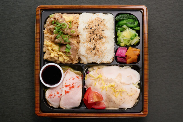 苑囿（兵庫店）-厳選ポークと牛焼肉弁当