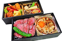 仕出し・宴会 赤ほこ-季節の炊込みご飯×国産牛ローストビーフ弁当