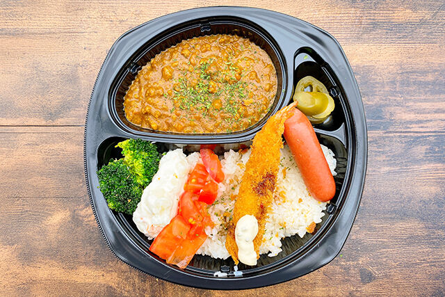 キーマの王様～食べるキーマと飲むハヤシ～-【食べるキーマカレー 人気No.3】プリっとエビフライと自家製タルタルソース