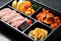 熟成ローストビーフと洋食 雫〜shizuku〜（名古屋店）-若鶏のトマトソース煮と和牛ローストビーフ丼