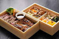 うなぎと肉 うな心（名古屋店）-鰻とサーロインステーキ重