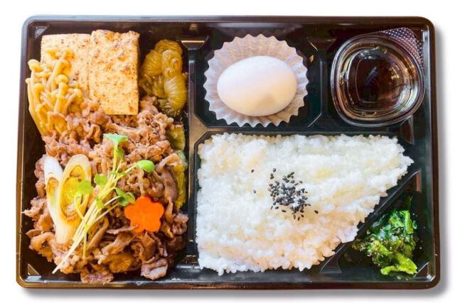和牛ビーフキッチン-黒毛和牛のすき焼き弁当