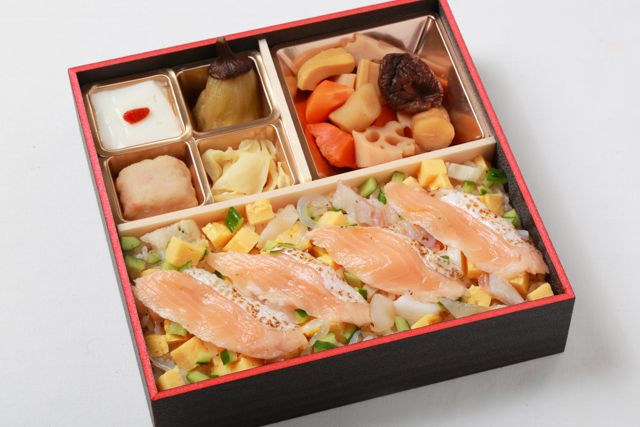 喜兵衛【冬季限定炙りトロサーモン彩りちらし】の商品写真