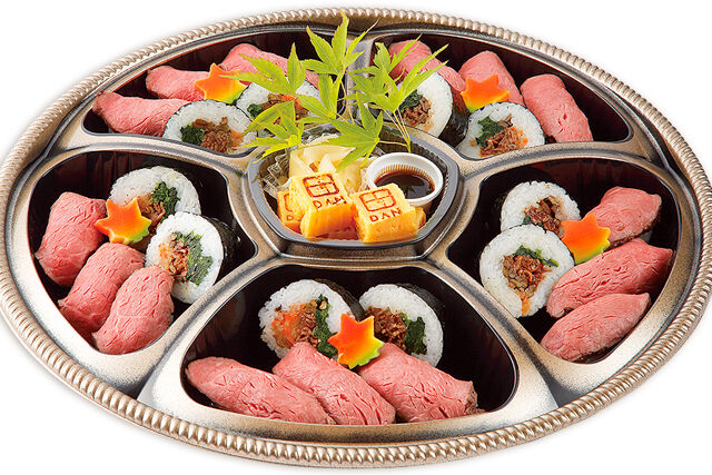 Party Catering RUN-肉寿司盛り合わせ