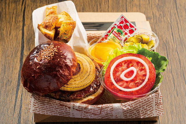THE CORNER WAGYU CRAFT BURGER-バーガーボックス（ベジタブル）