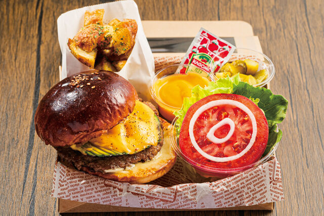 THE CORNER WAGYU CRAFT BURGER-バーガーボックス（アボカドチーズ）