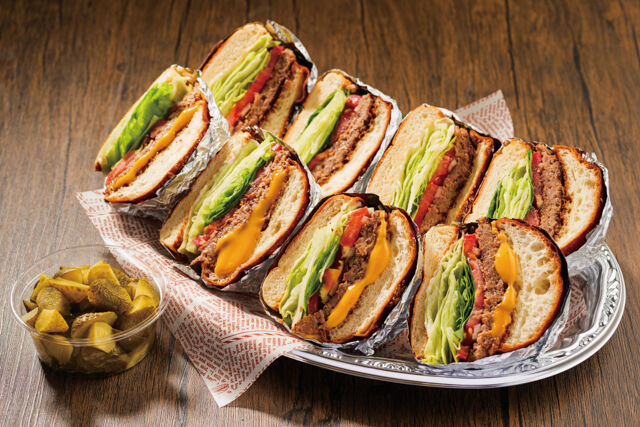 THE CORNER WAGYU CRAFT BURGER-パーティーバーガーボックス 8カット