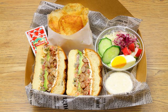 THE CORNER WAGYU CRAFT BURGER-BREAKFAST BOX（MexicanVeggie メキシカンベジ）