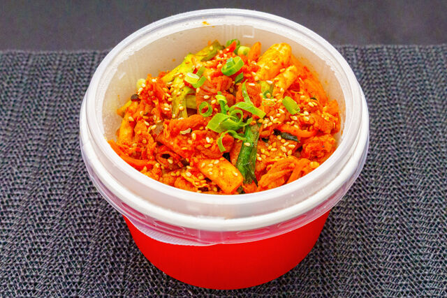 オンマの心-豚肉ピリ辛炒め丼