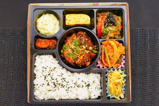 オンマの心-豚カルビ弁当