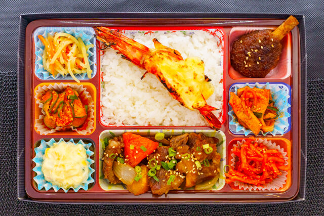 オンマの心-焼肉カルビチム弁当スペシャル