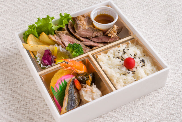 HARUの仕出し屋さん-アンガス牛ステーキ弁当