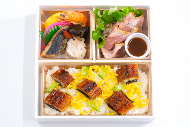 HARUの仕出し屋さん-うなぎちらしとローストポーク弁当