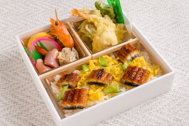 HARUの仕出し屋さん-うなぎちらしと天ぷら弁当