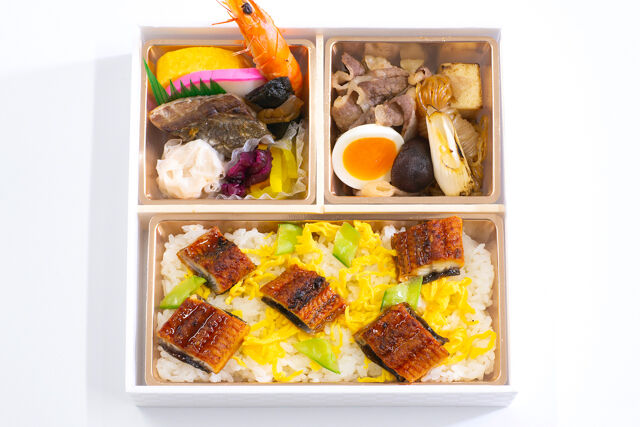 HARUの仕出し屋さん-うなぎちらしと国産牛すき焼き弁当